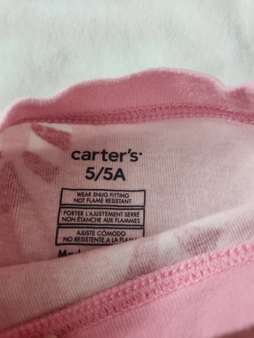 Carters size fitted
